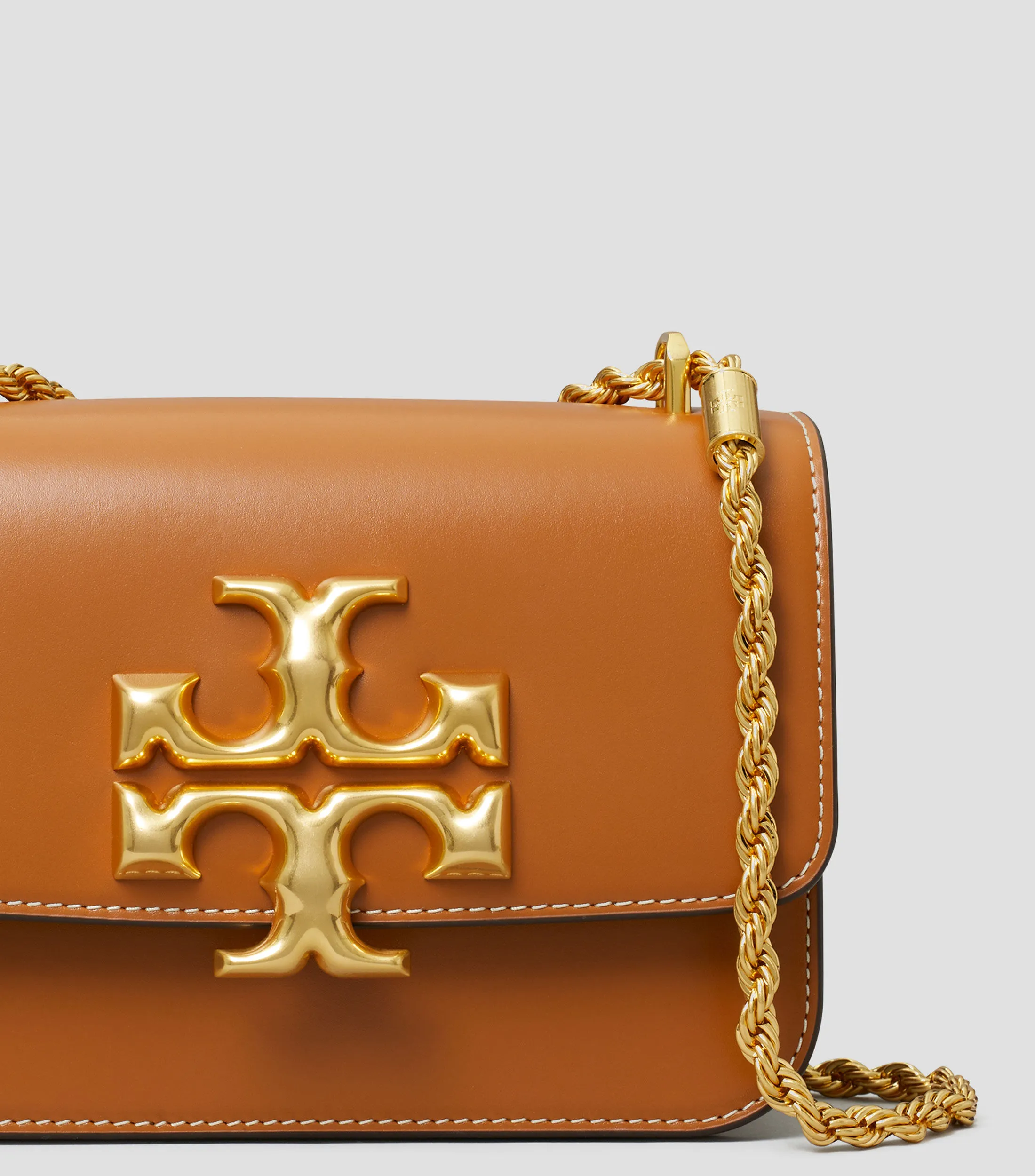 Tory Burch Bolso shoulder en piel Eleanor con logo