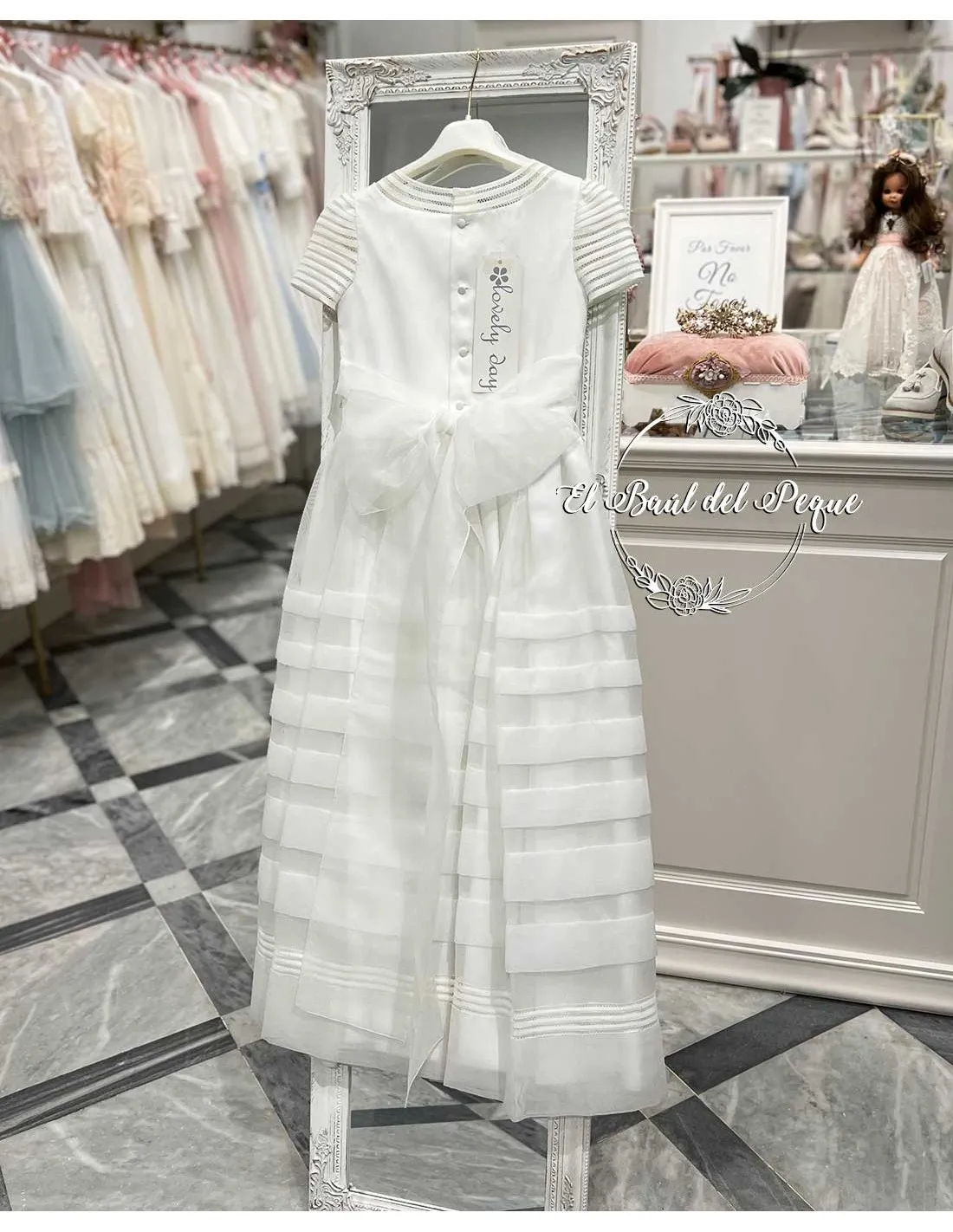 Vestido Comunión Lovely Day Marfil Clásico