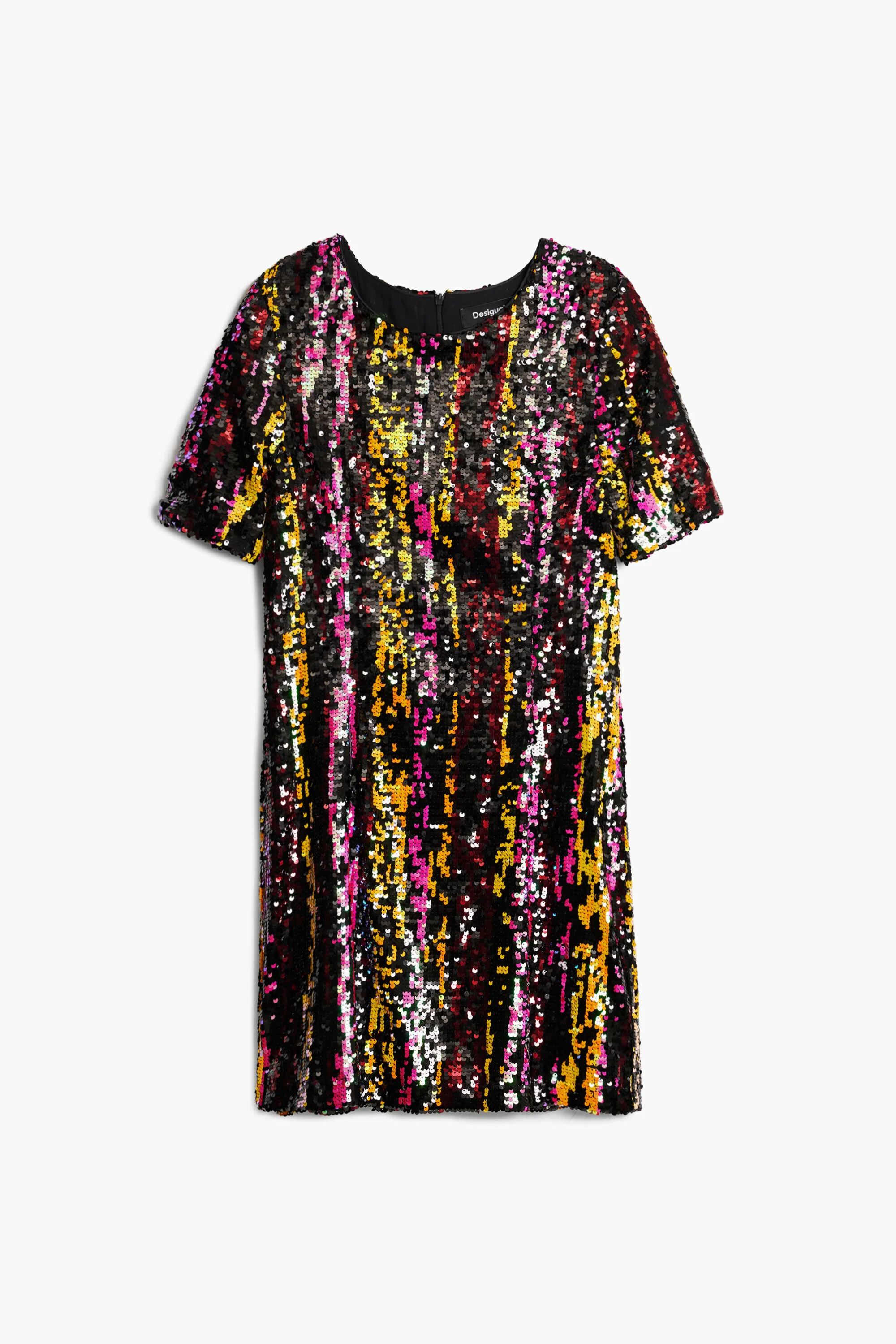 Vestido corto lentejuelas
