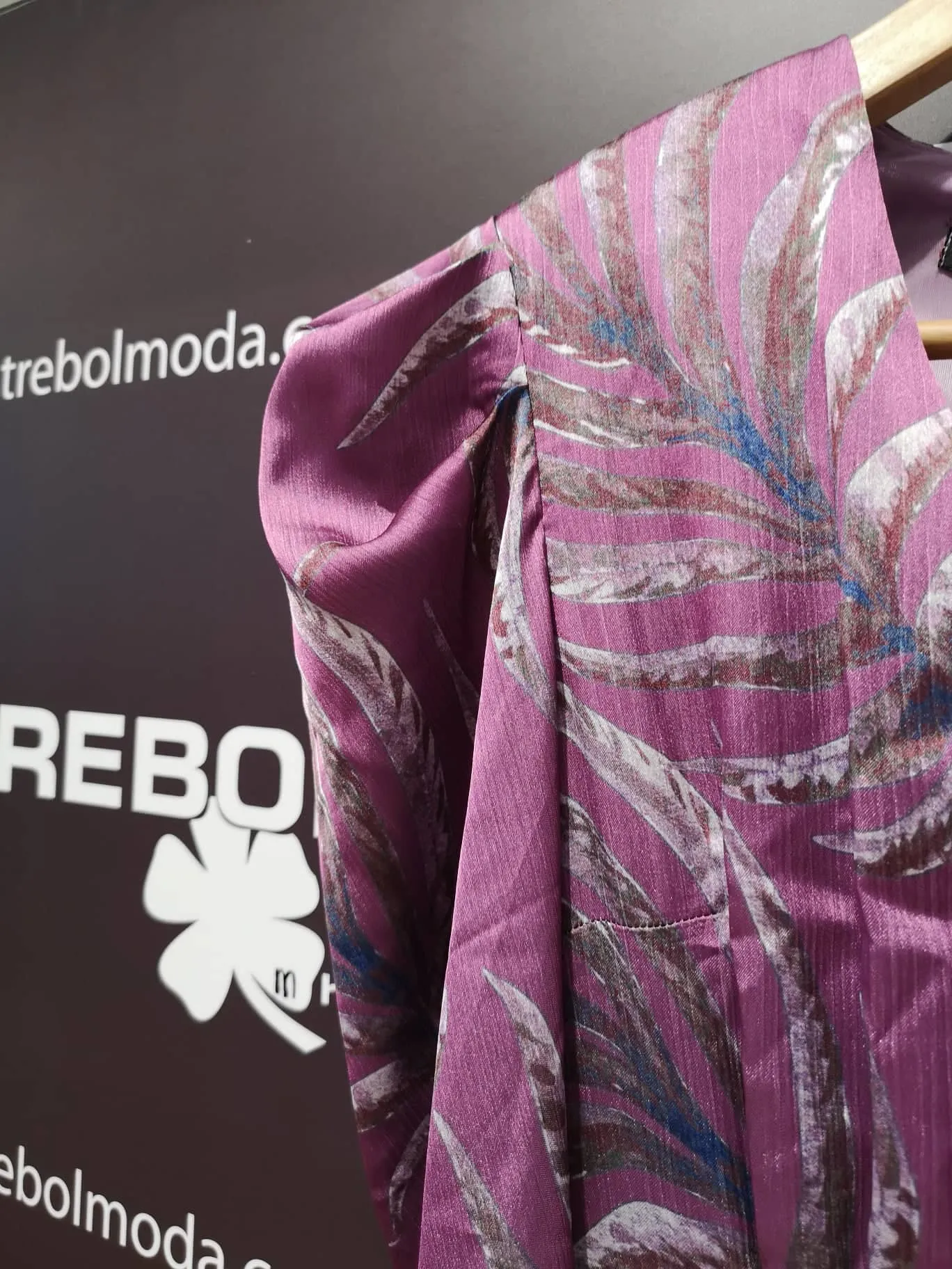 Vestido midi estampado