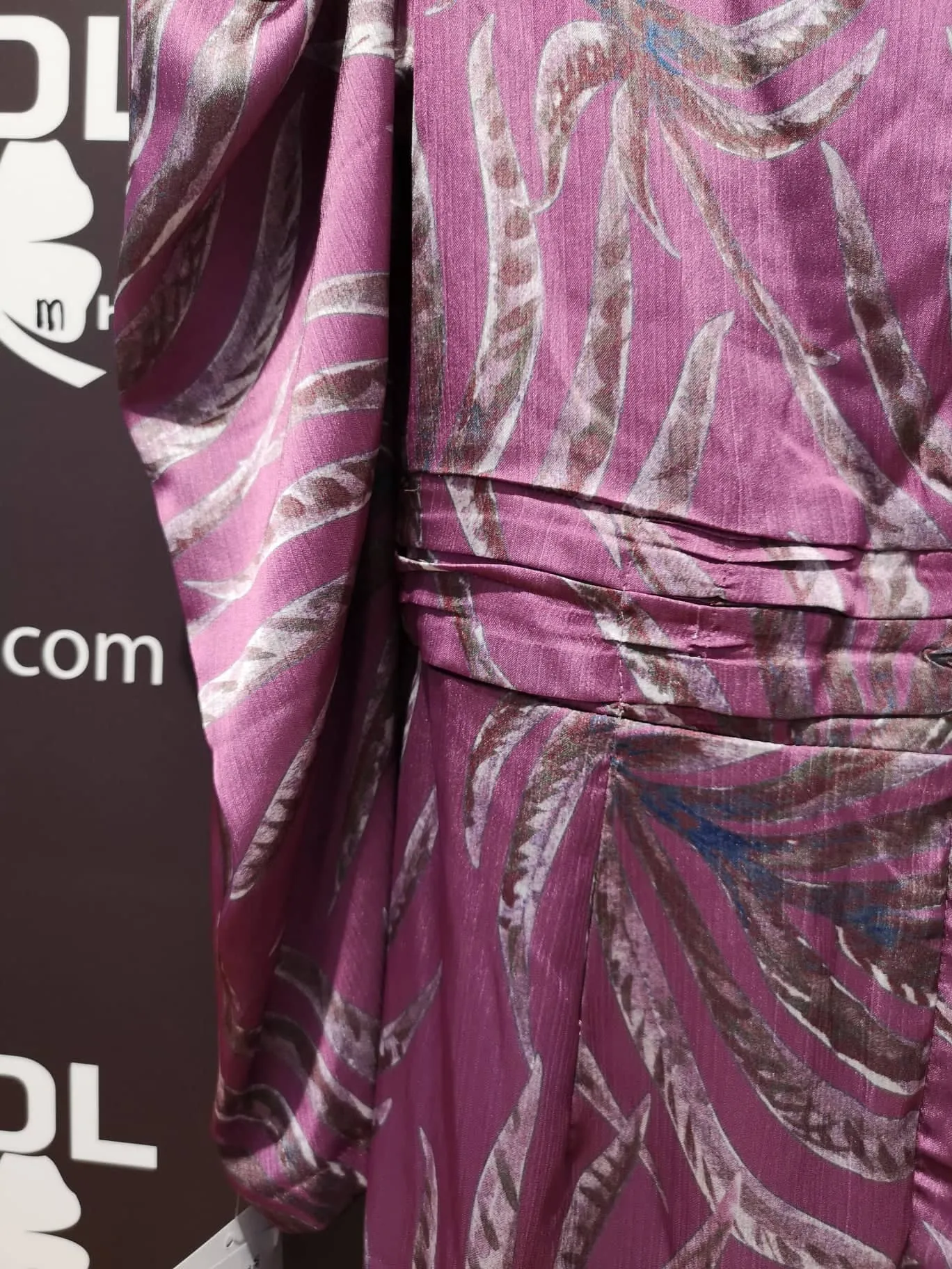 Vestido midi estampado