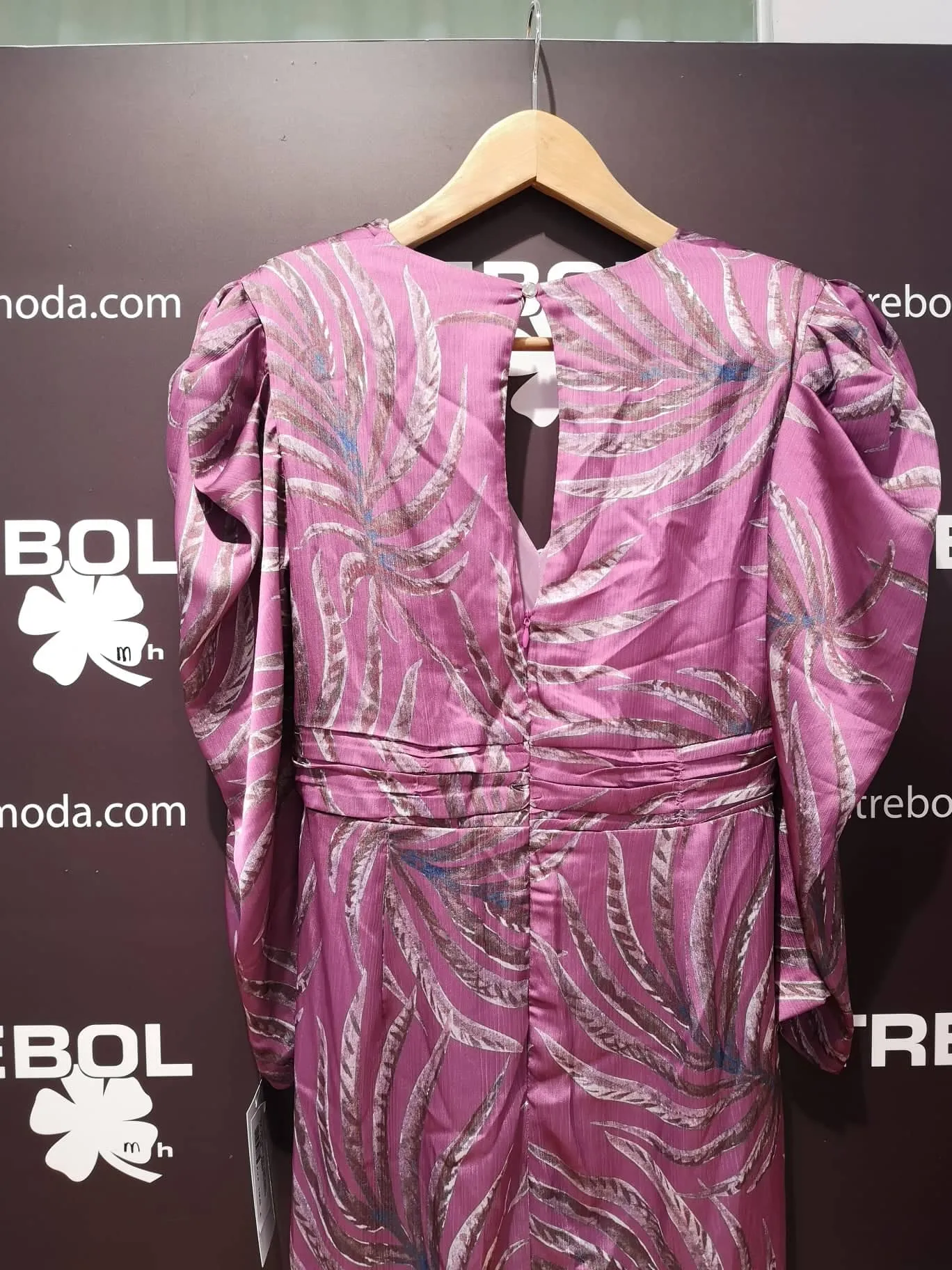 Vestido midi estampado