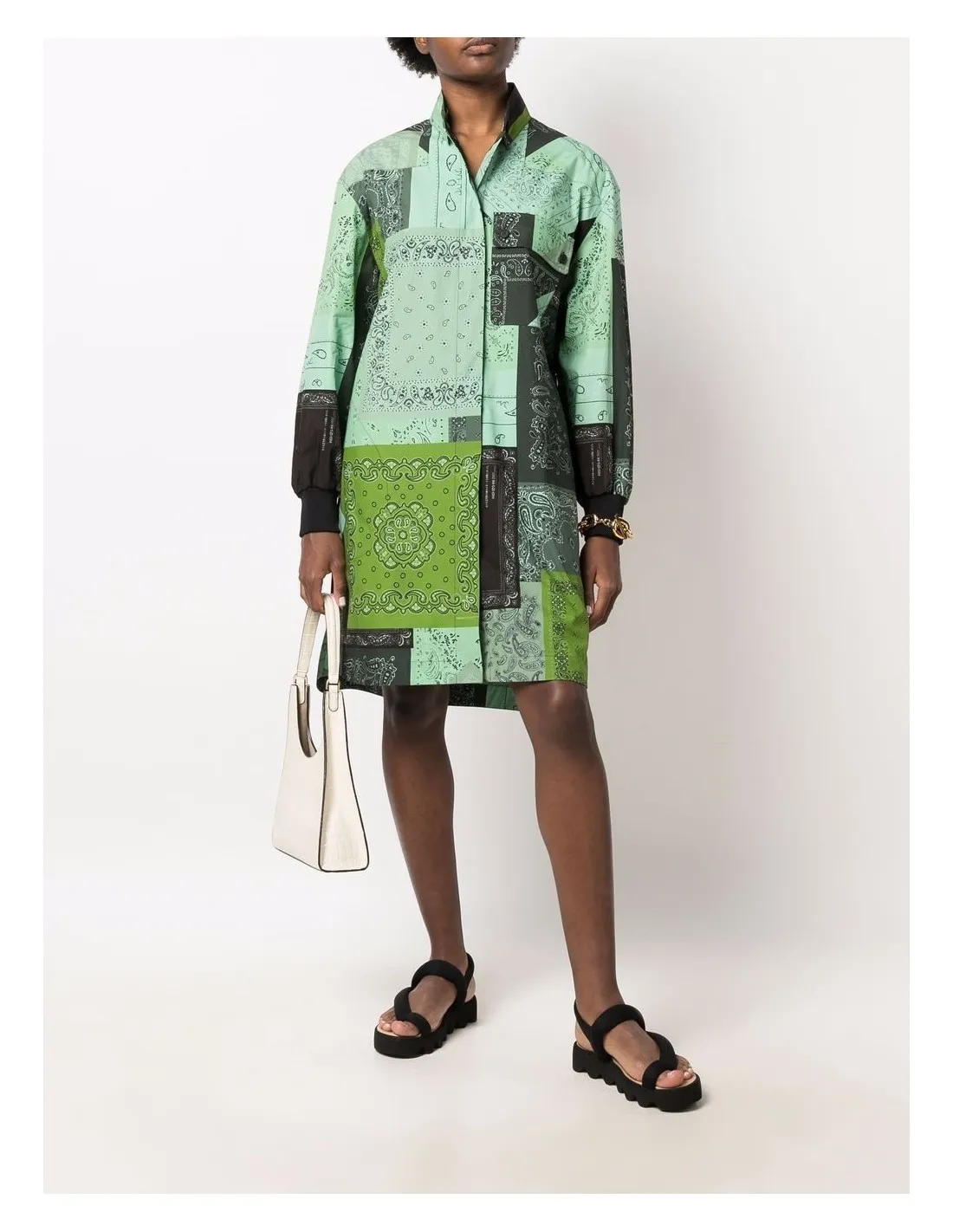 Vestido Pañuelo Verde