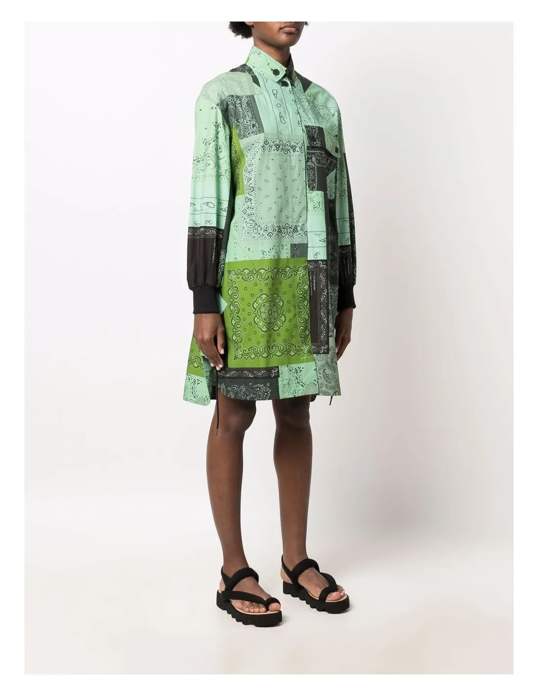Vestido Pañuelo Verde