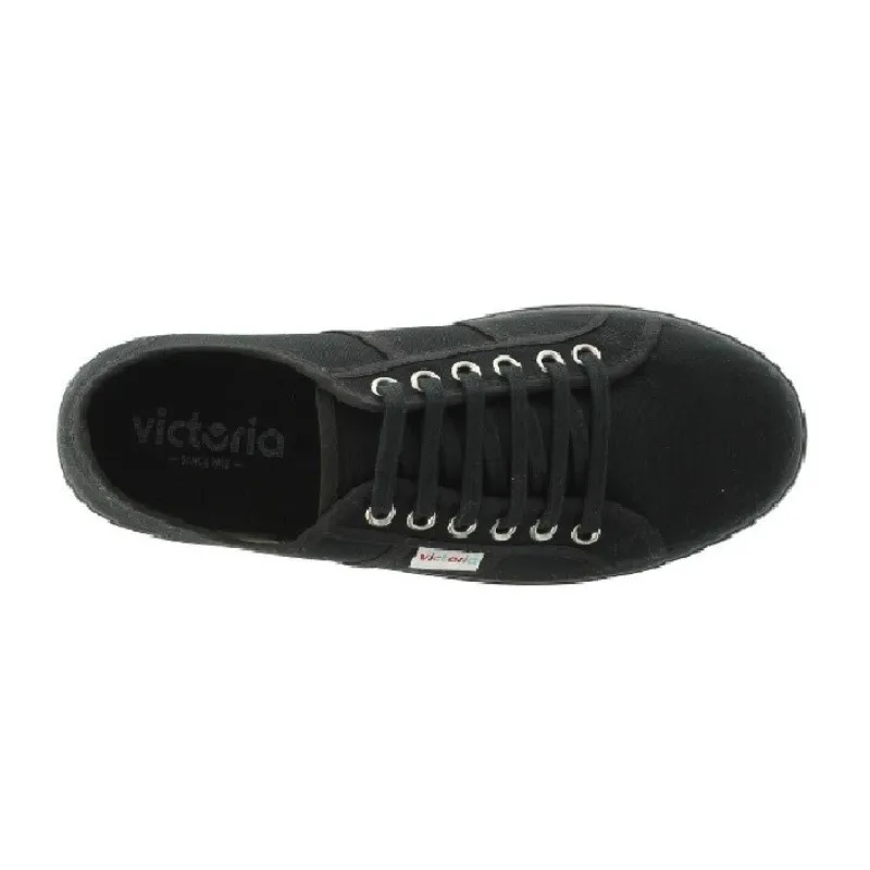 VICTORIA Barcelona 09201 Negro Plataforma lona