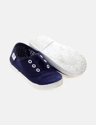 ZAPABOO Zapatillas lona azul marino