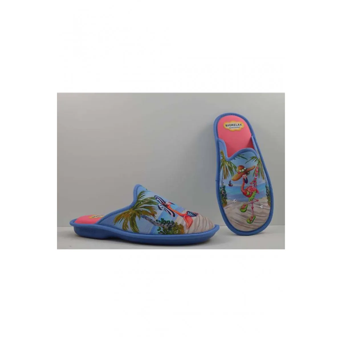 Zapatilla Acolchada Chica Cosdam Biorelax Janeiro azul Bio4135
