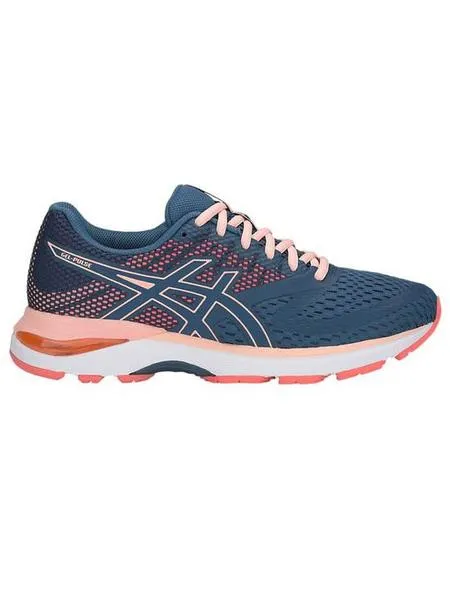 ZAPATILLA ASICS GELPULSE 10 AZUL/ROSA MUJER