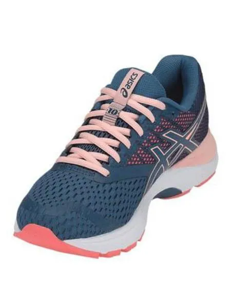 ZAPATILLA ASICS GELPULSE 10 AZUL/ROSA MUJER