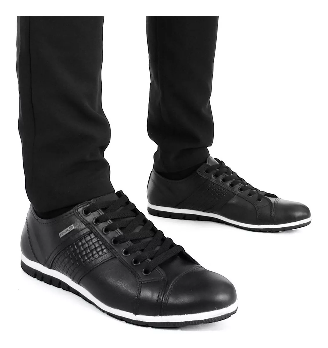 Zapatilla Hombre Man Azul Urbana Cuero Stone 1930 