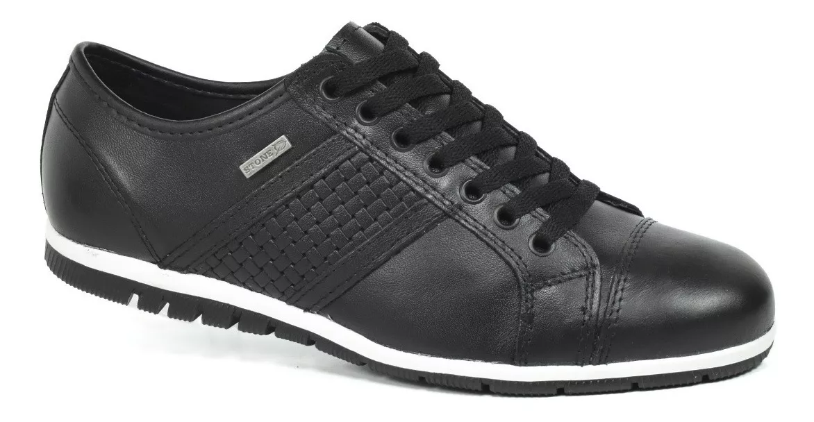 Zapatilla Hombre Man Azul Urbana Cuero Stone 1930 