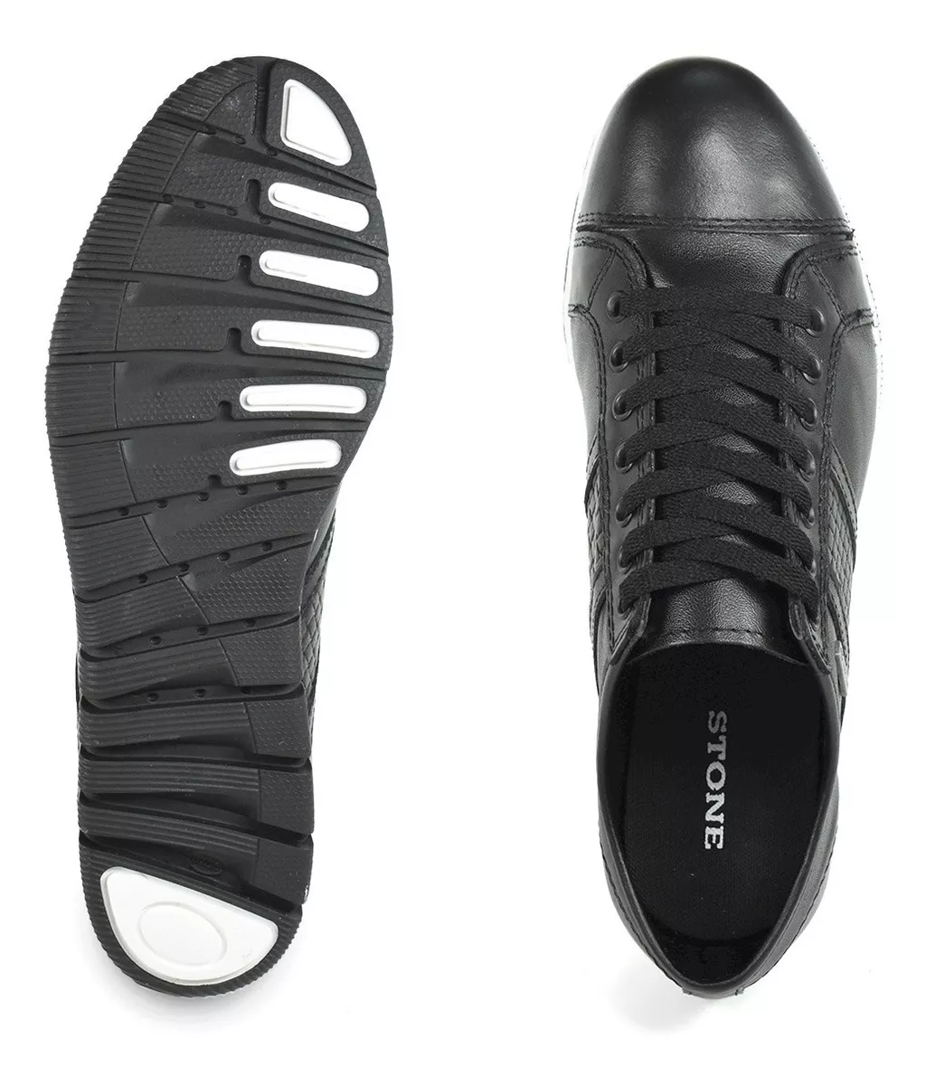 Zapatilla Hombre Man Azul Urbana Cuero Stone 1930 