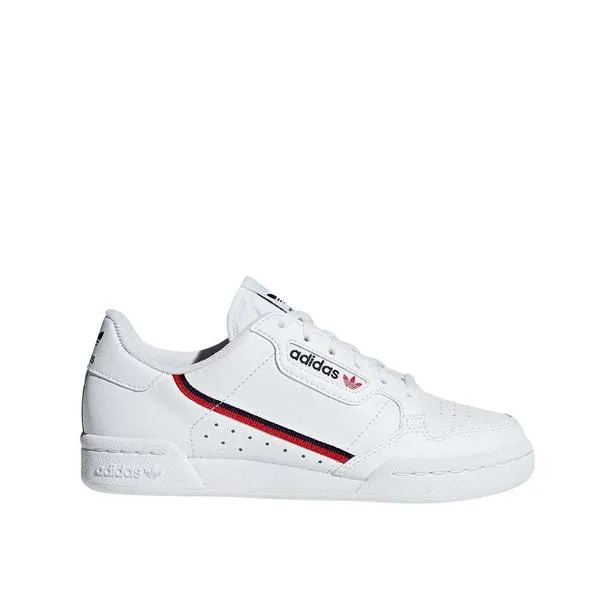 Zapatilla Junior.Adidas Continental 80 Blanco