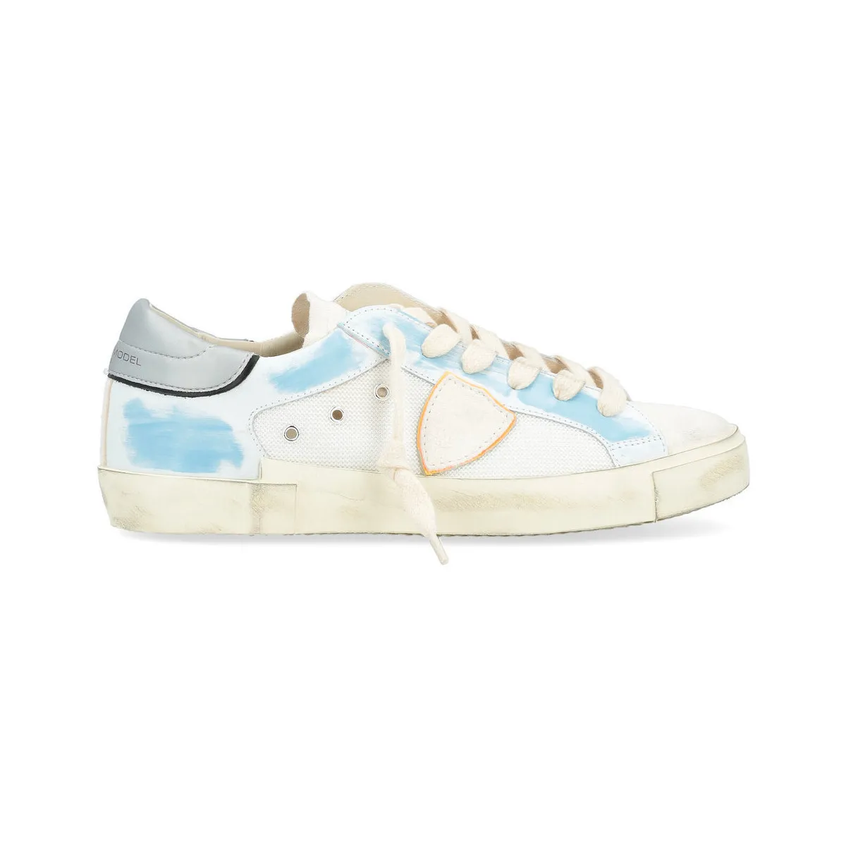 Zapatilla para hombre  Paris X blanco y azul