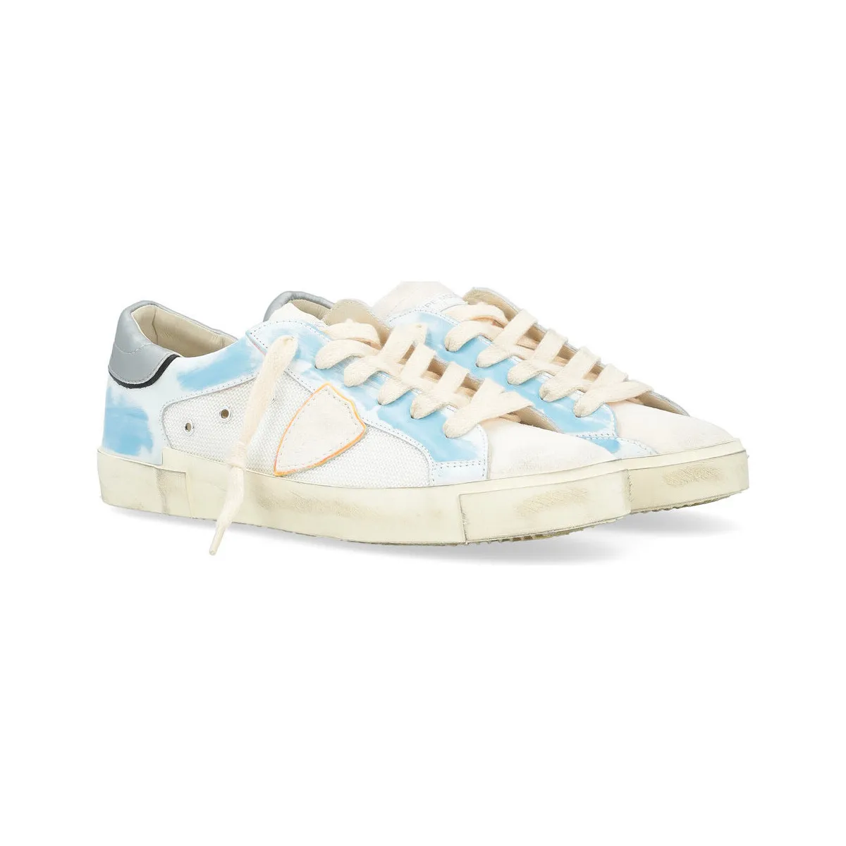 Zapatilla para hombre  Paris X blanco y azul