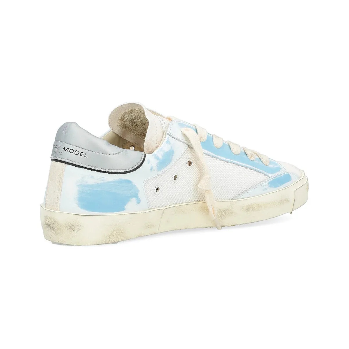 Zapatilla para hombre  Paris X blanco y azul