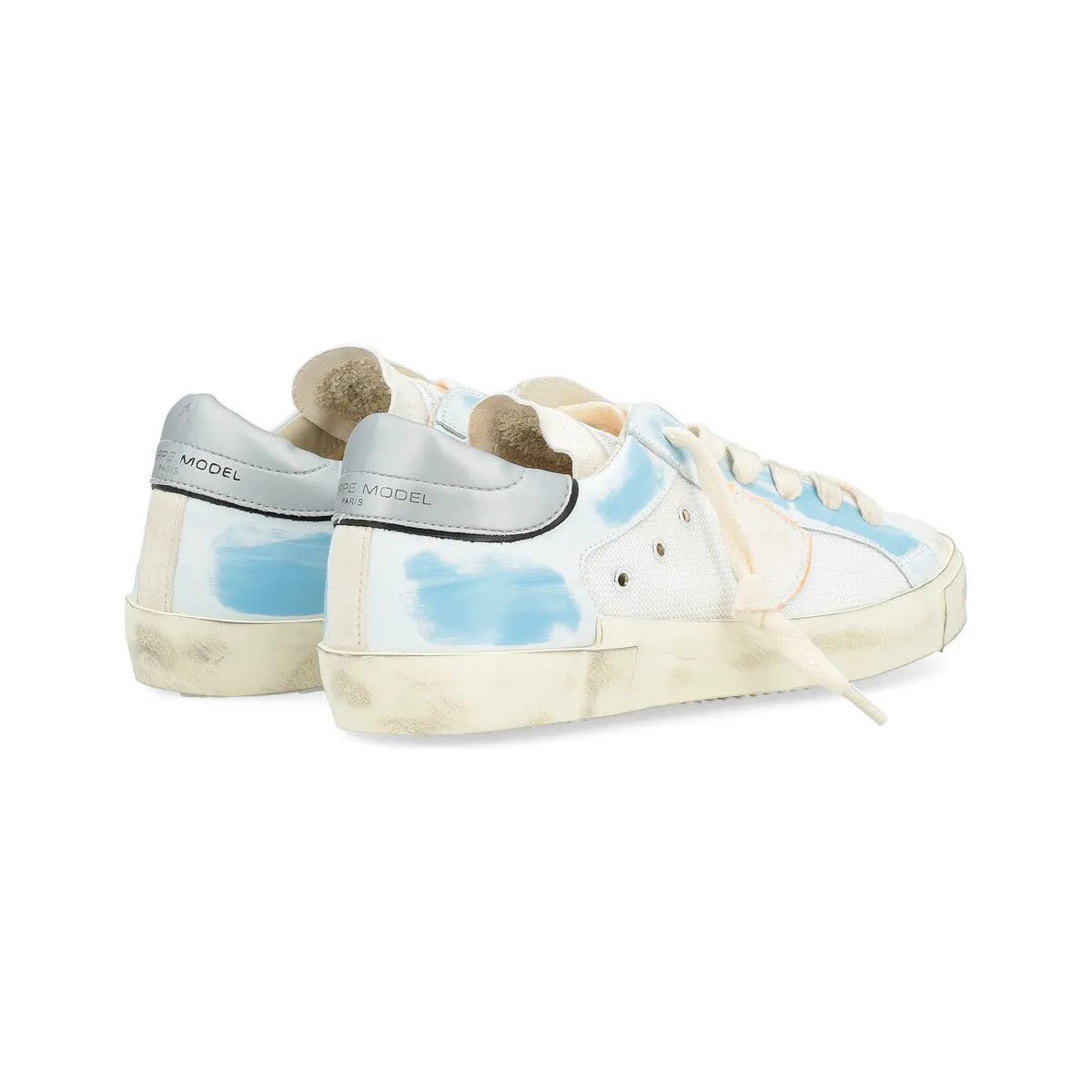 Zapatilla para hombre  Paris X blanco y azul