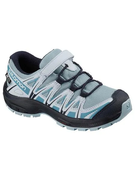 zapatilla salomon xa pro 3d azul/blanco niñ@