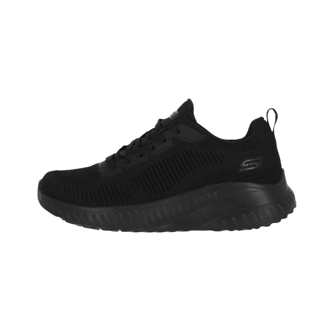 Zapatilla Skechers Bobs Squad Chaos – Face Off Negro Mujer