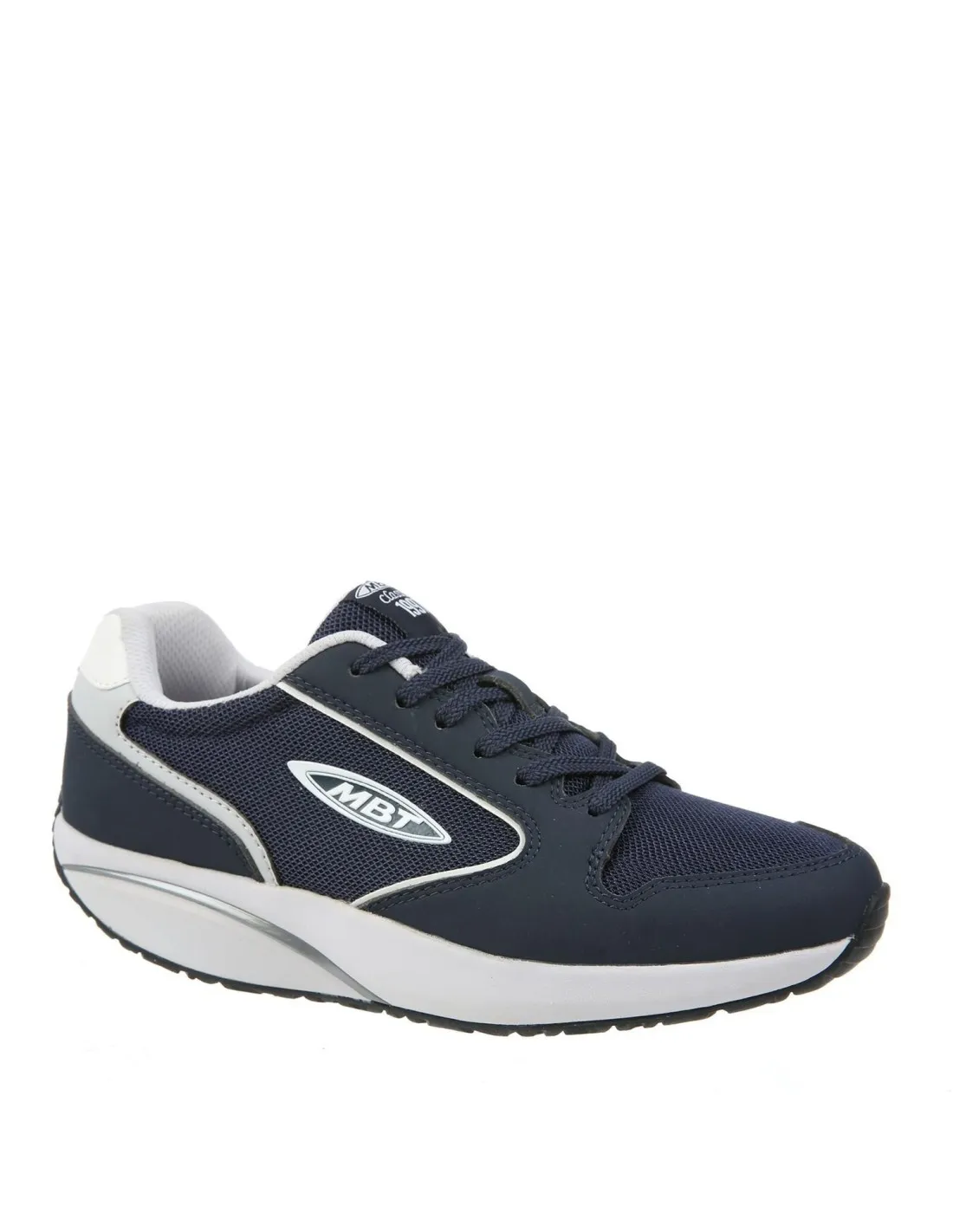 Zapatilla suela curva para hombre azul oscuro MBT