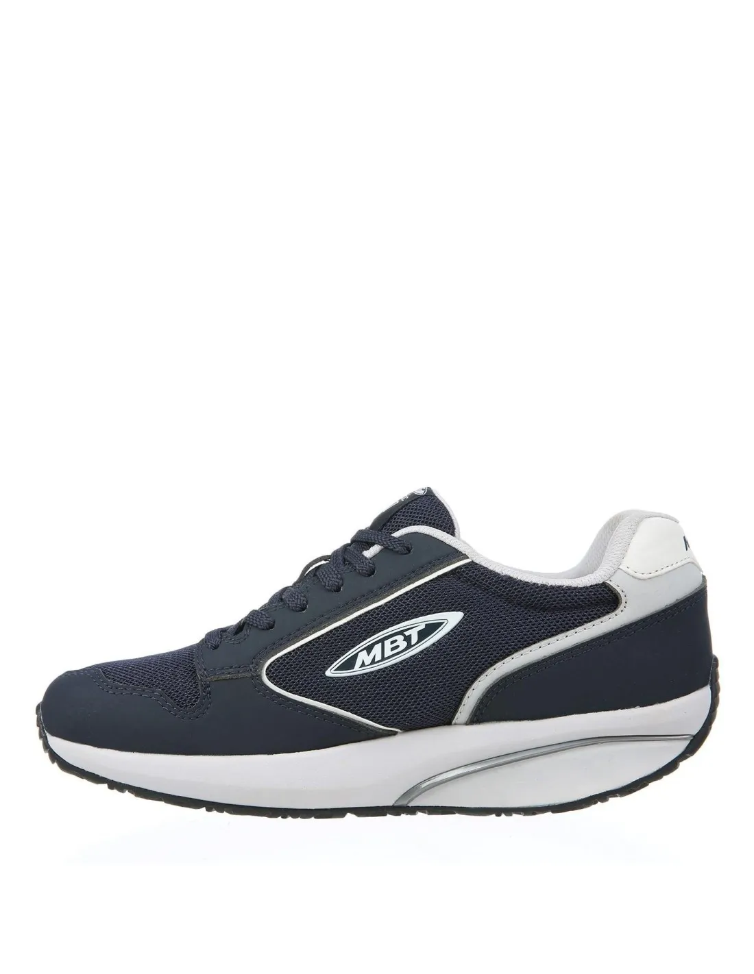 Zapatilla suela curva para hombre azul oscuro MBT