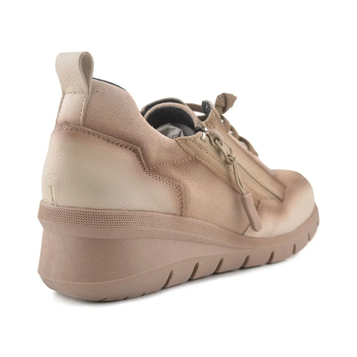 Zapatillas Casual beige de Piel by