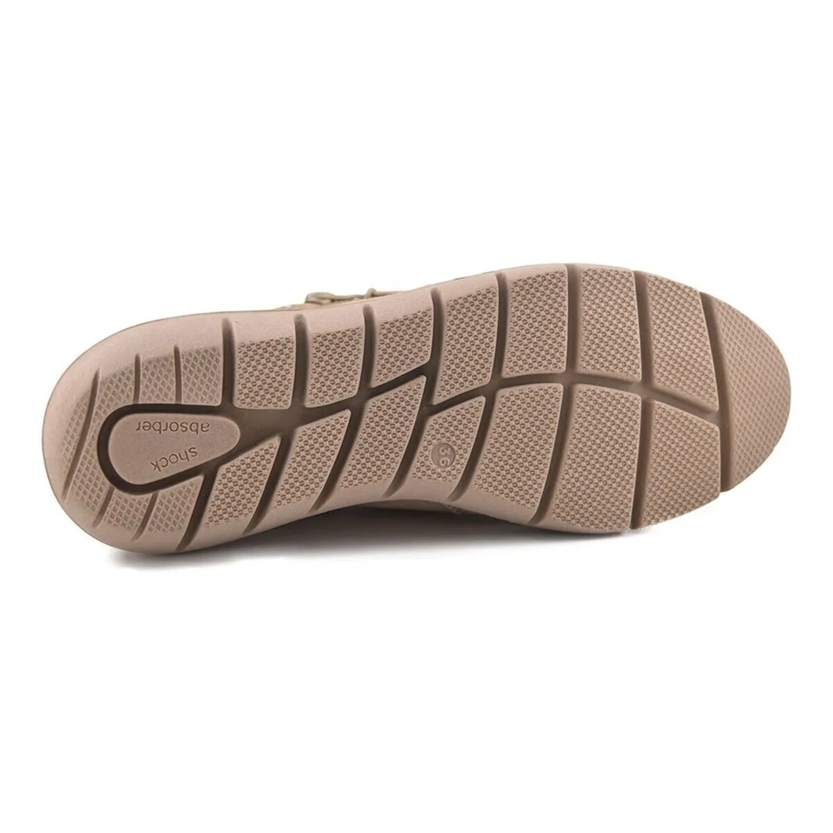 Zapatillas Casual beige de Piel by