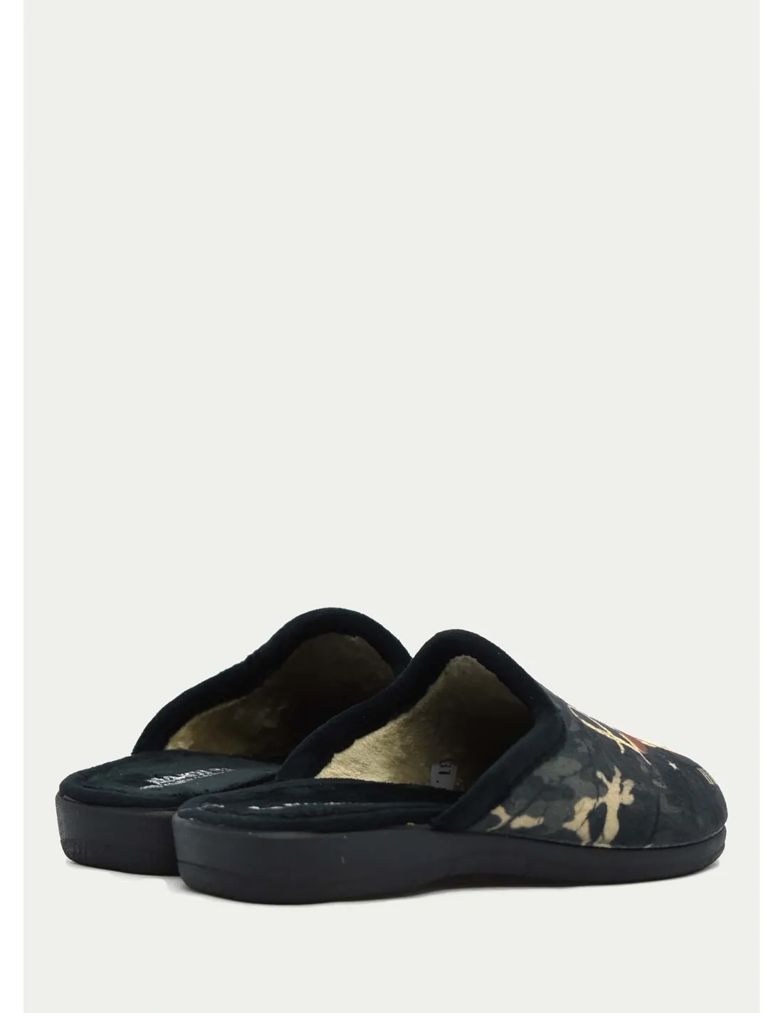 ZAPATILLAS DE CASA VULCABICHA 1921 NEGRO 
