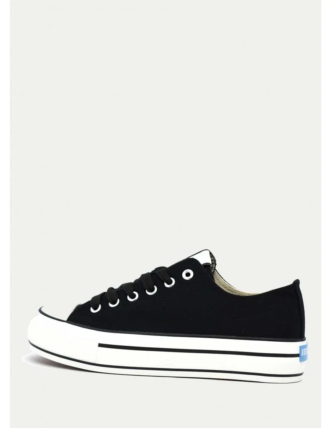 ZAPATILLAS DE LONA MUSTANG 60173 NEGRO 