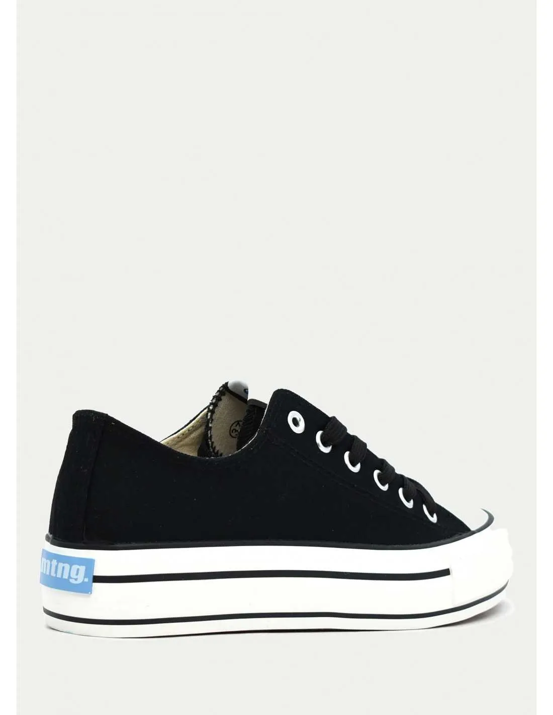 ZAPATILLAS DE LONA MUSTANG 60173 NEGRO 