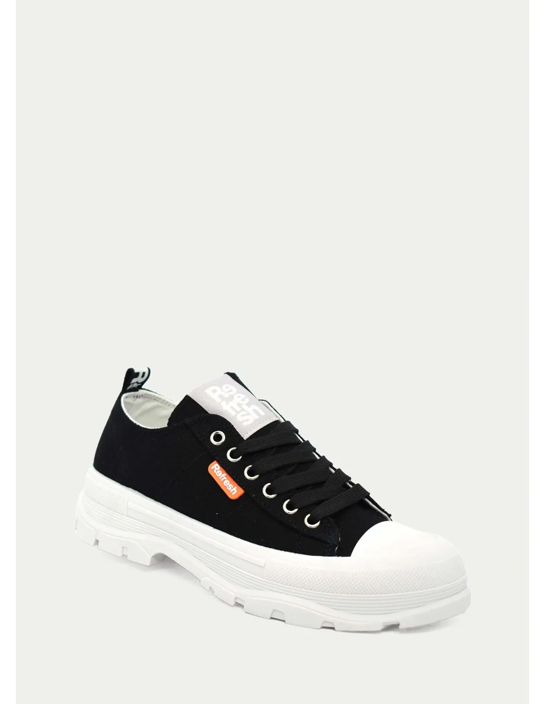 ZAPATILLAS DE LONA REFRESH 79158 NEGRO 