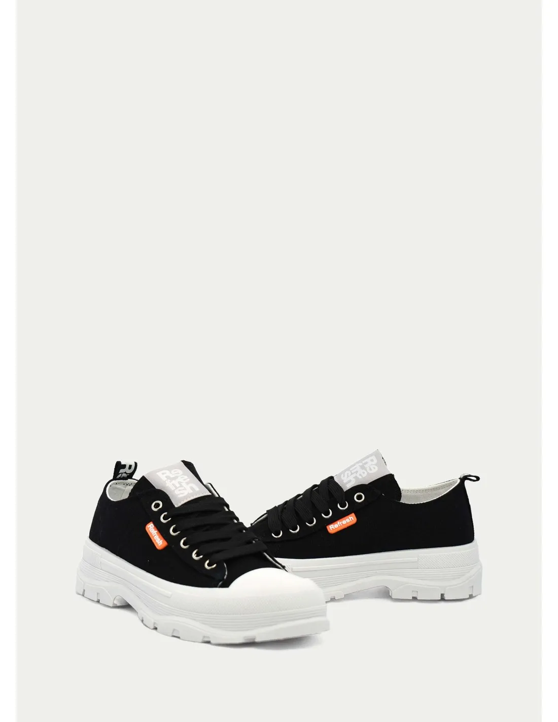 ZAPATILLAS DE LONA REFRESH 79158 NEGRO 