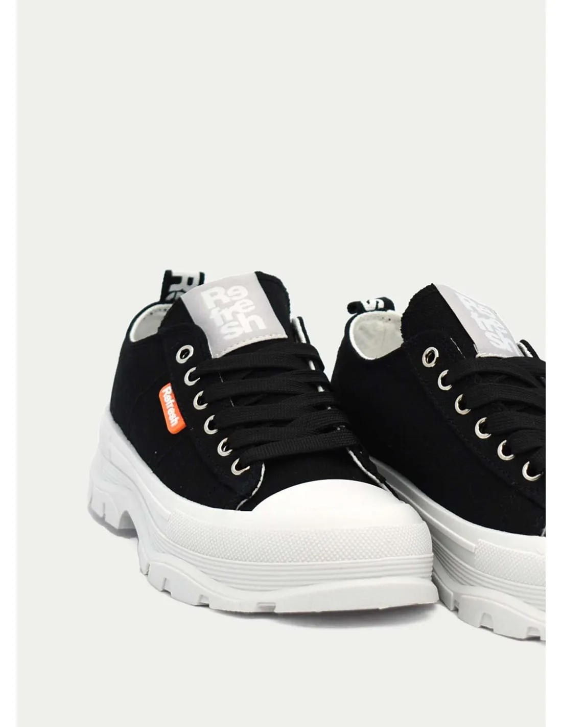 ZAPATILLAS DE LONA REFRESH 79158 NEGRO 