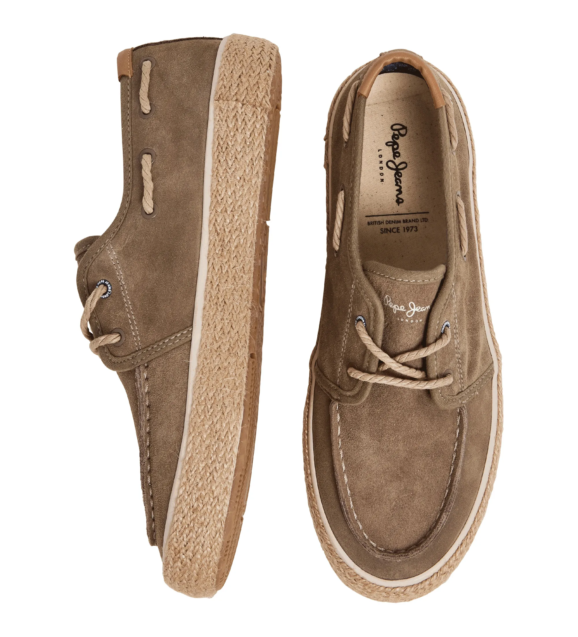 Zapatillas de Piel Port Coast beige