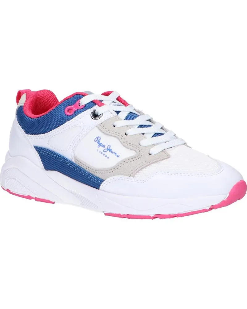 Zapatillas deporte de Mujer y Niña PEPE JEANS PGS30445 ORBITAL 800 WHITE