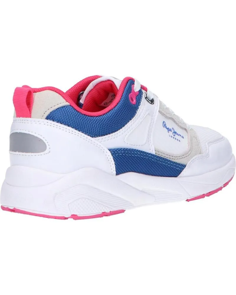 Zapatillas deporte de Mujer y Niña PEPE JEANS PGS30445 ORBITAL 800 WHITE