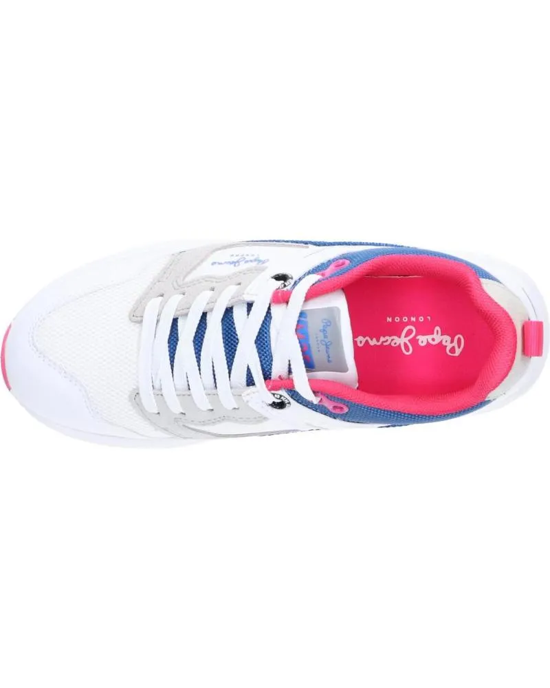 Zapatillas deporte de Mujer y Niña PEPE JEANS PGS30445 ORBITAL 800 WHITE