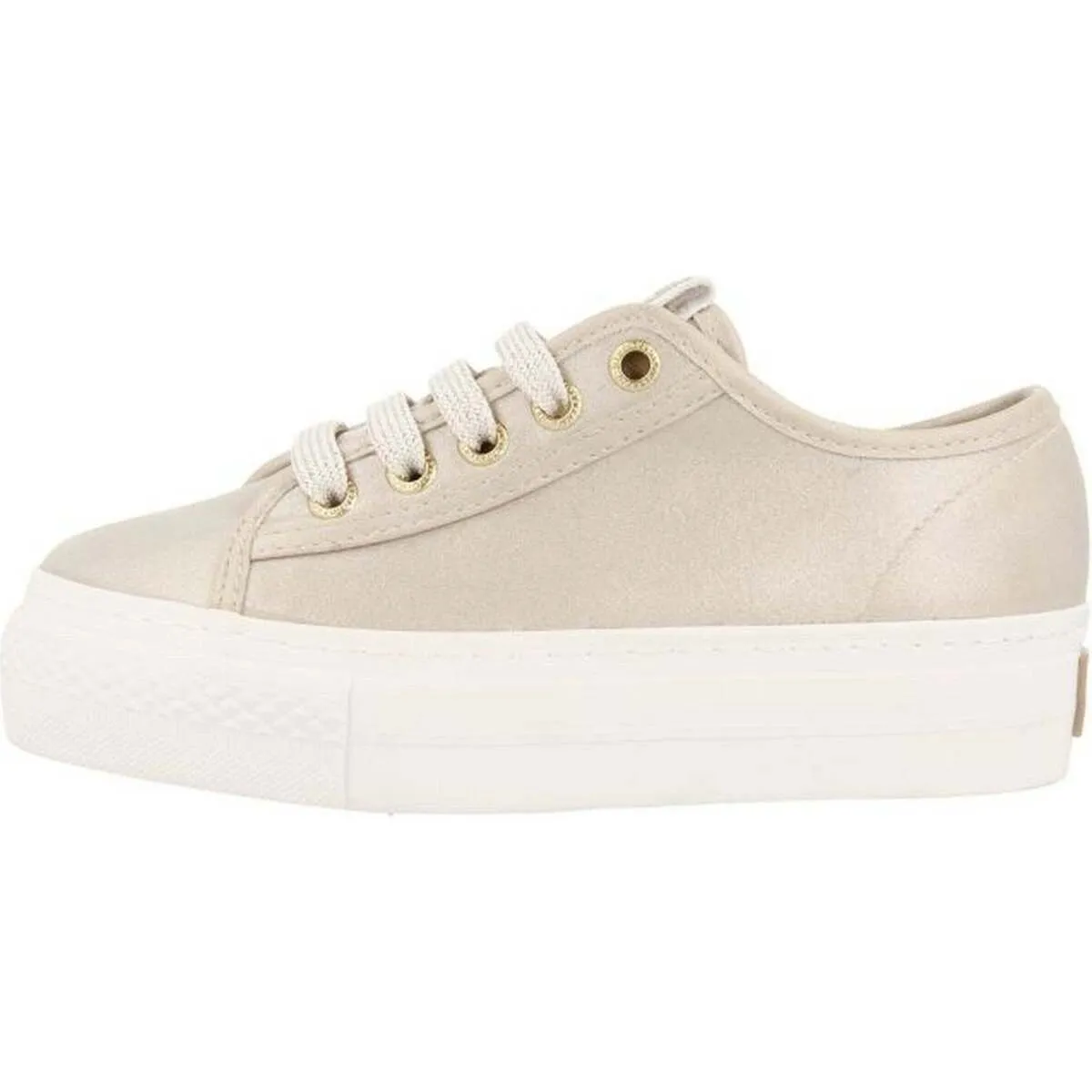 ZAPATILLAS DOBLE SUELA BEIGE NIÑA  58044