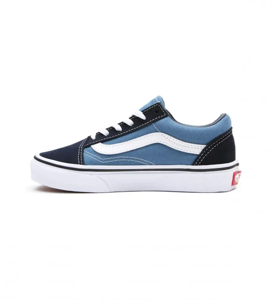 Zapatillas Junior Old Skool Azul