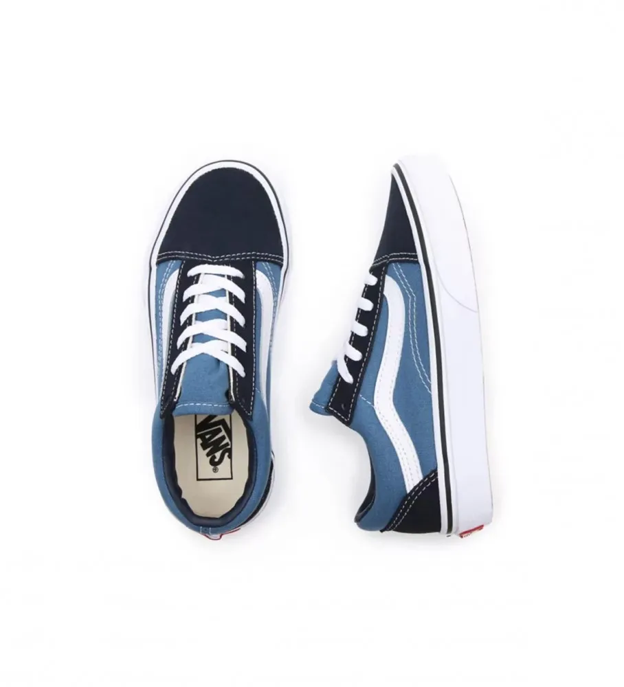 Zapatillas Junior Old Skool Azul