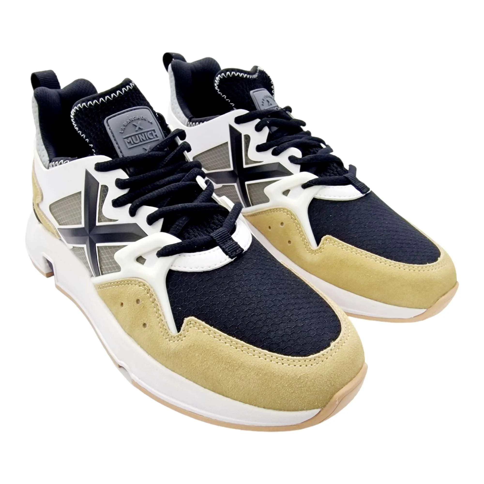 ZAPATILLAS MUNICH HOMBRE CLIK 57 BEIGE