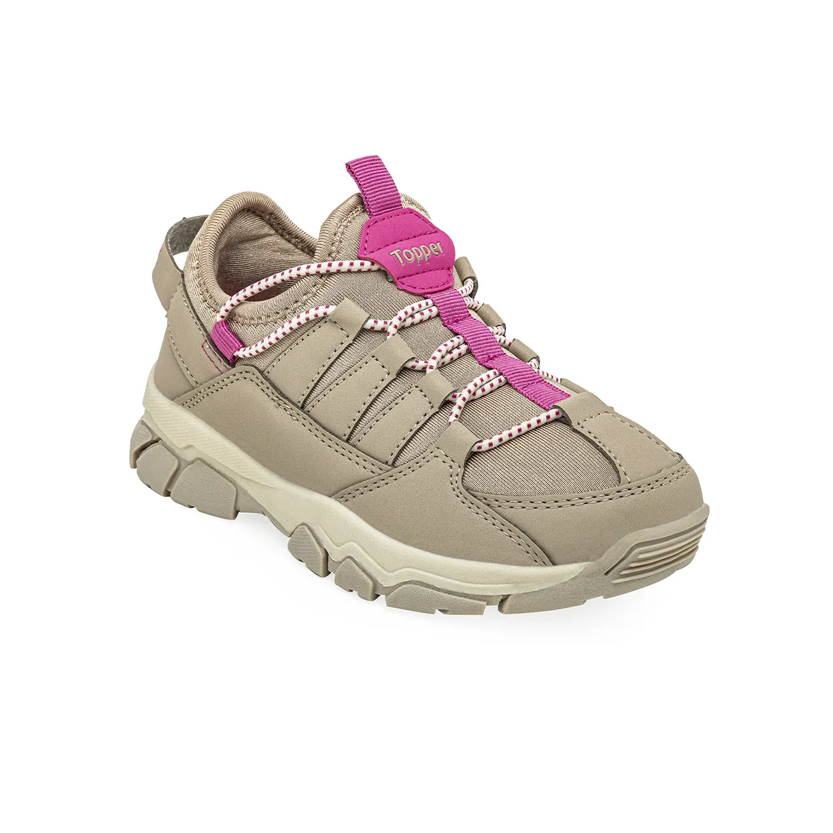 Zapatillas Trekking Topper Serra Niña Beige
