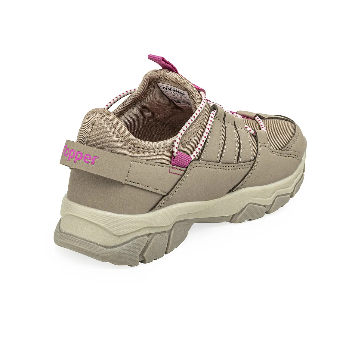 Zapatillas Trekking Topper Serra Niña Beige