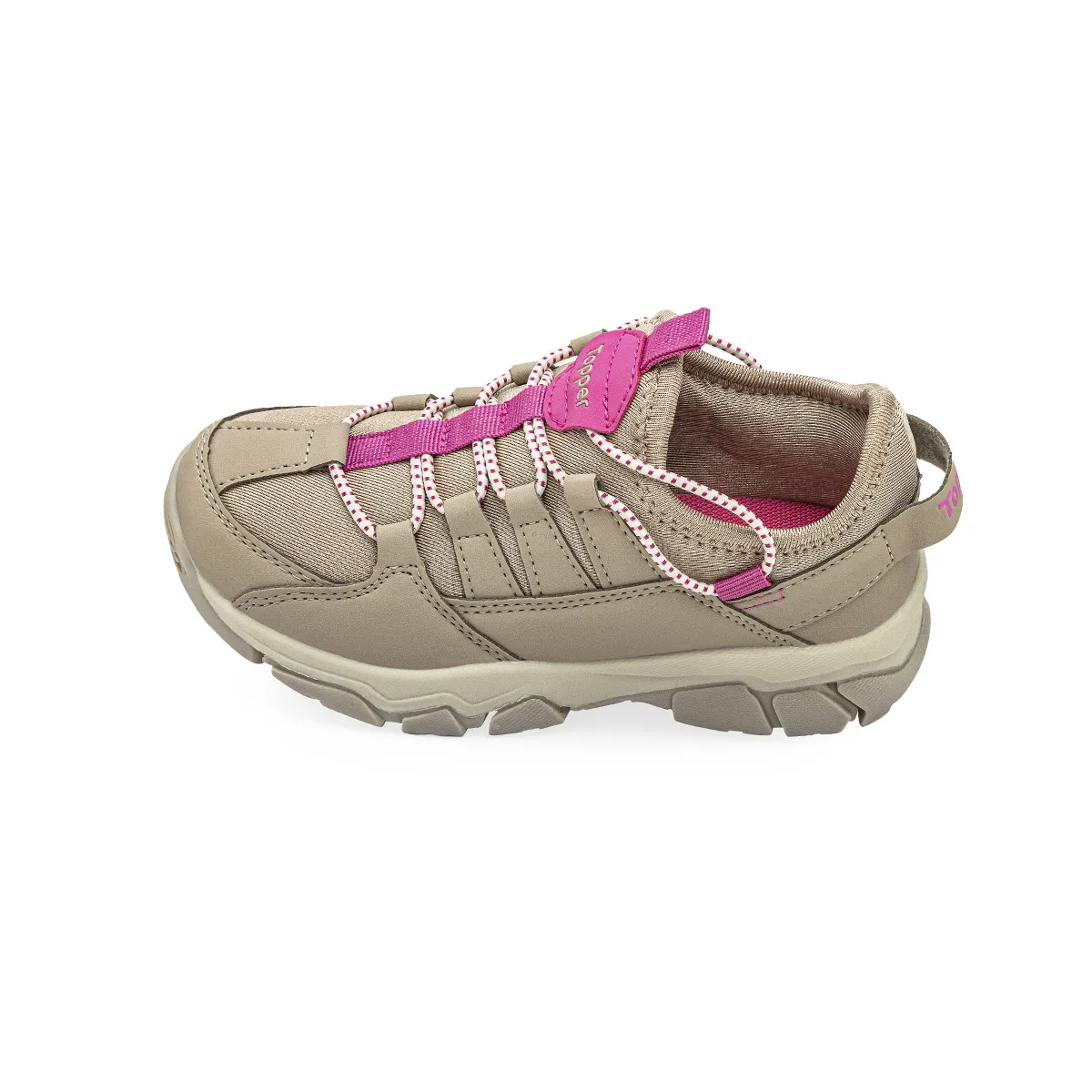 Zapatillas Trekking Topper Serra Niña Beige