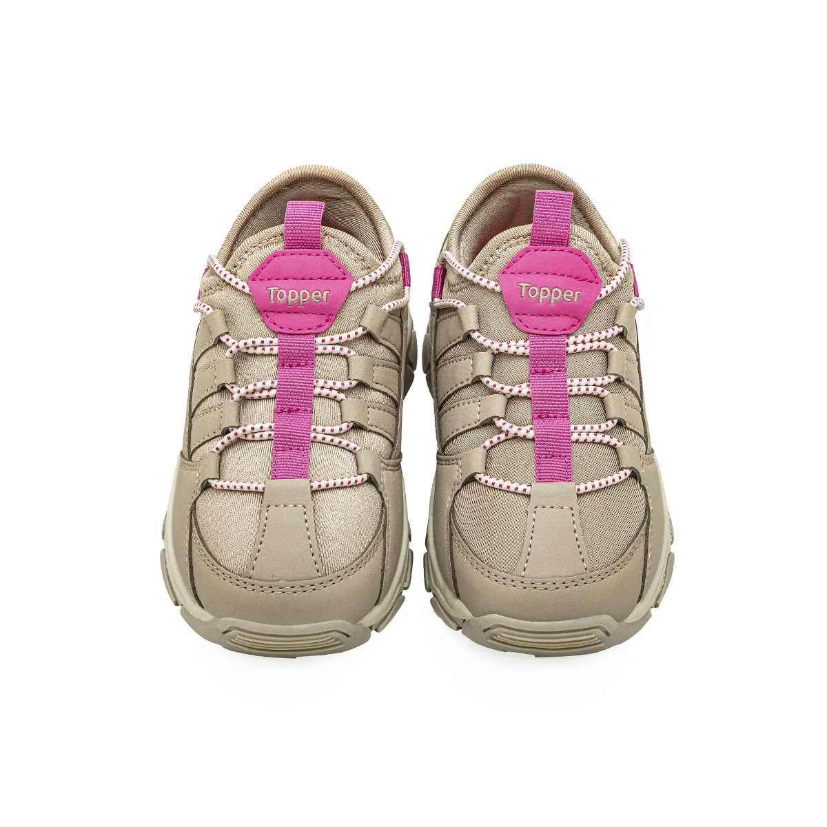 Zapatillas Trekking Topper Serra Niña Beige