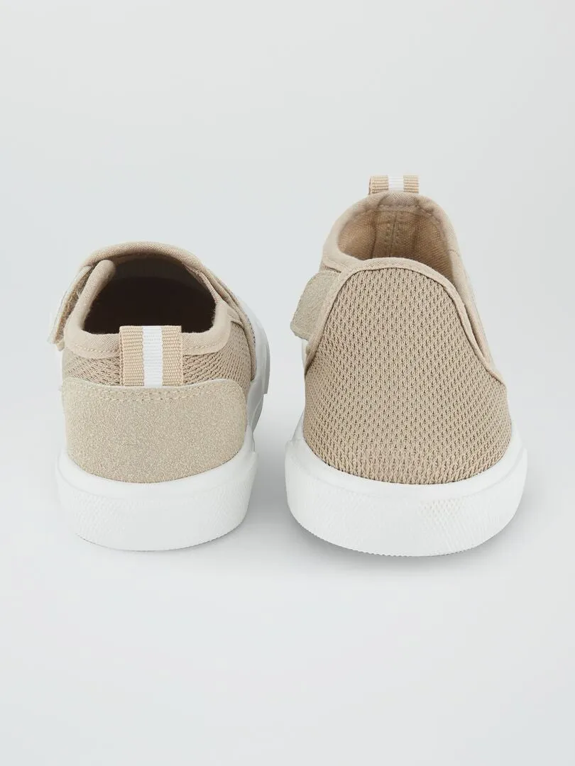 ZAPATILLAS 'SLIPON'  BEIGE