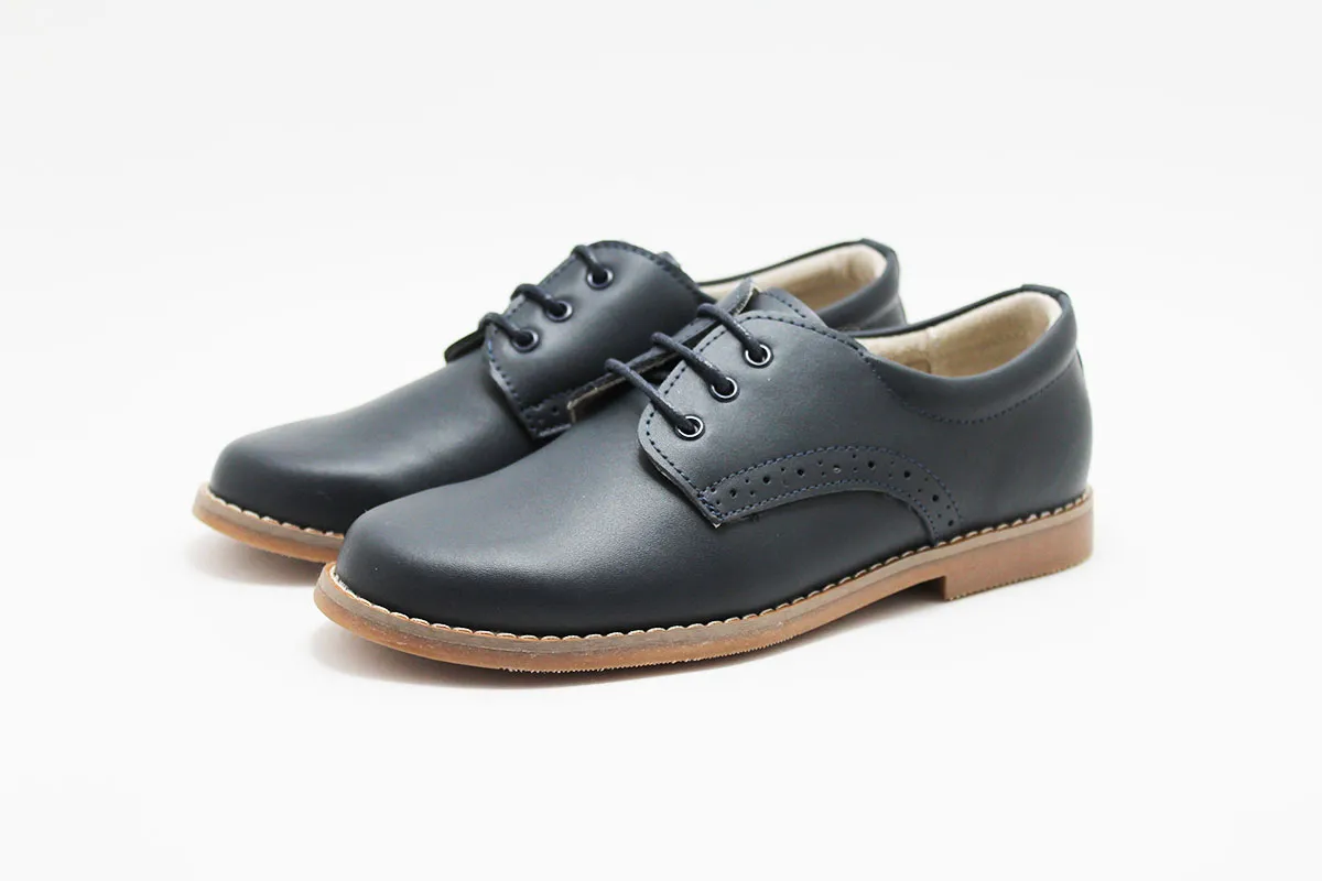 Zapato comunión niño azul marino