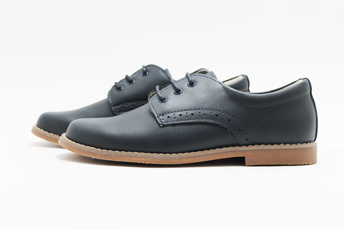 Zapato comunión niño azul marino