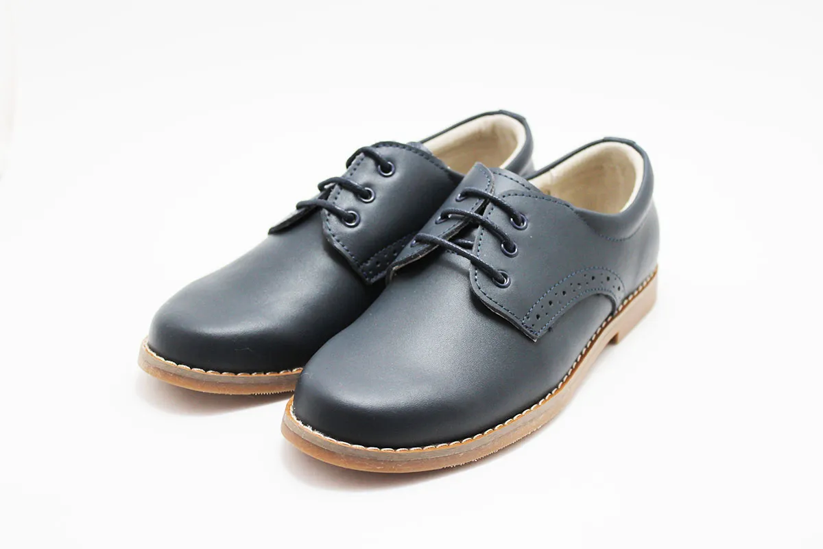 Zapato comunión niño azul marino