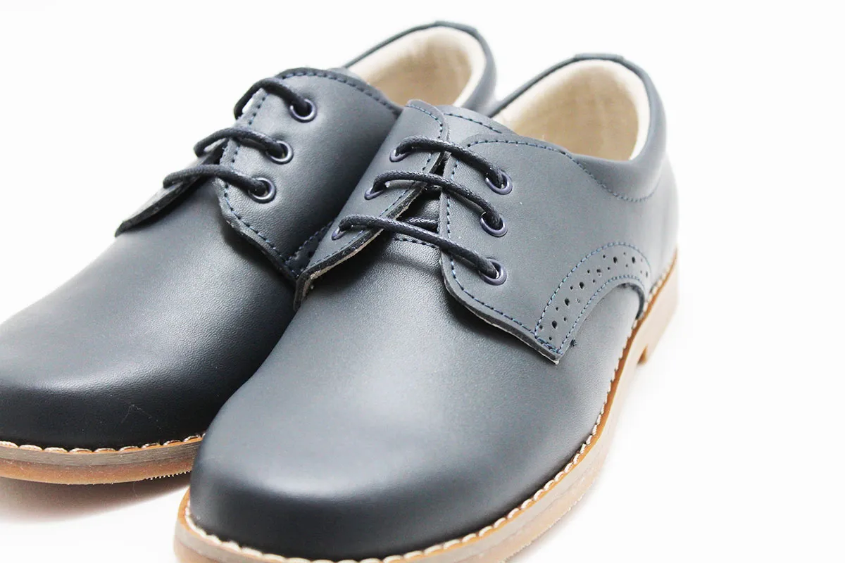 Zapato comunión niño azul marino